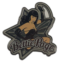 Load image into Gallery viewer, Bettie Page Enamel Pin
