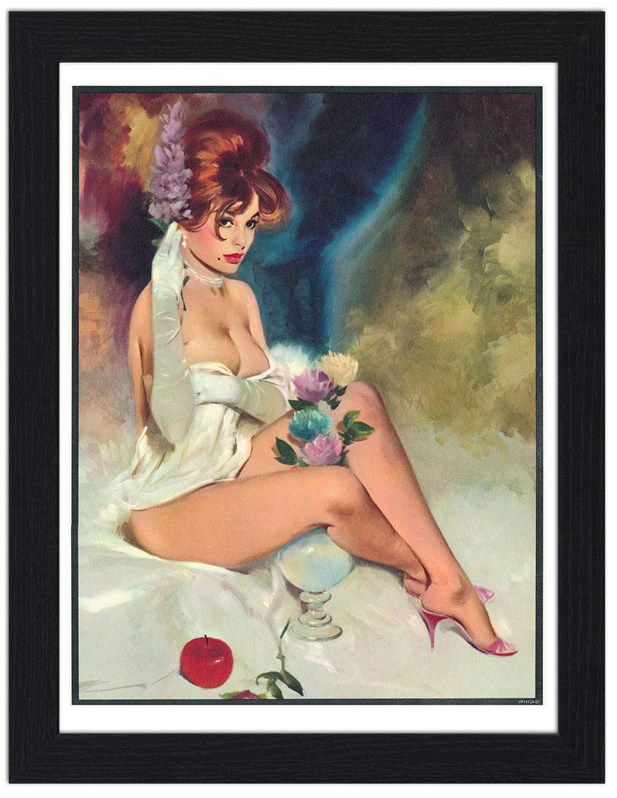 Pin Up Girl 30x40 Unframed Art Print