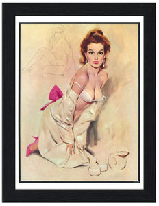 Pin Up Girl 30x40 Unframed Art Print