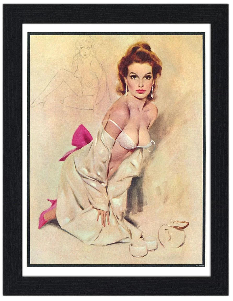 Pin Up Girl 30x40 Unframed Art Print