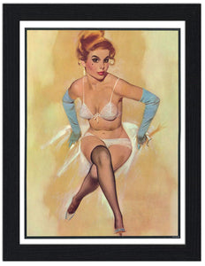 Pin Up Girl 30x40 Unframed Art Print