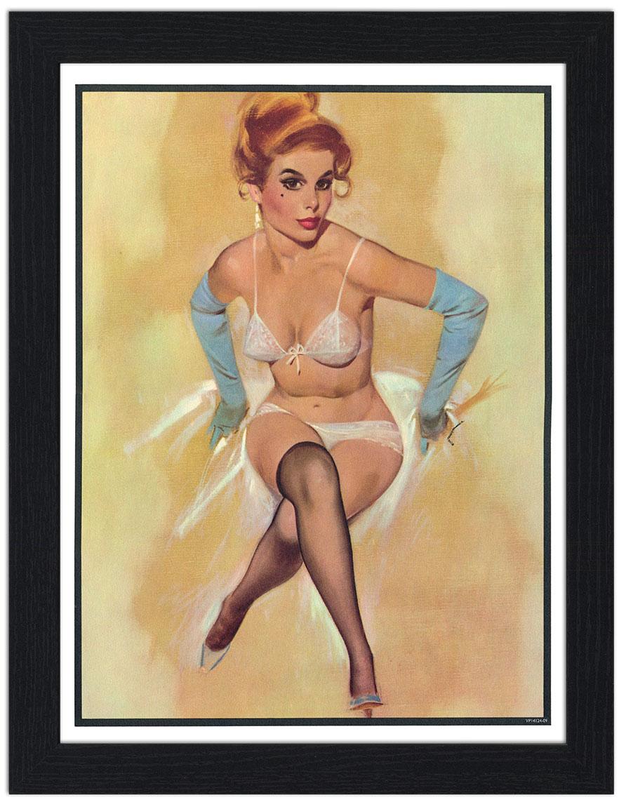 Pin Up Girl 30x40 Unframed Art Print