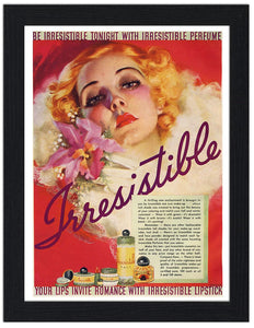 Vintage Cosmetics Advert 30x40 Unframed Art Print