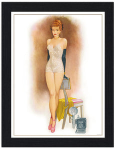 Pin Up Girl 30x40 Unframed Art Print